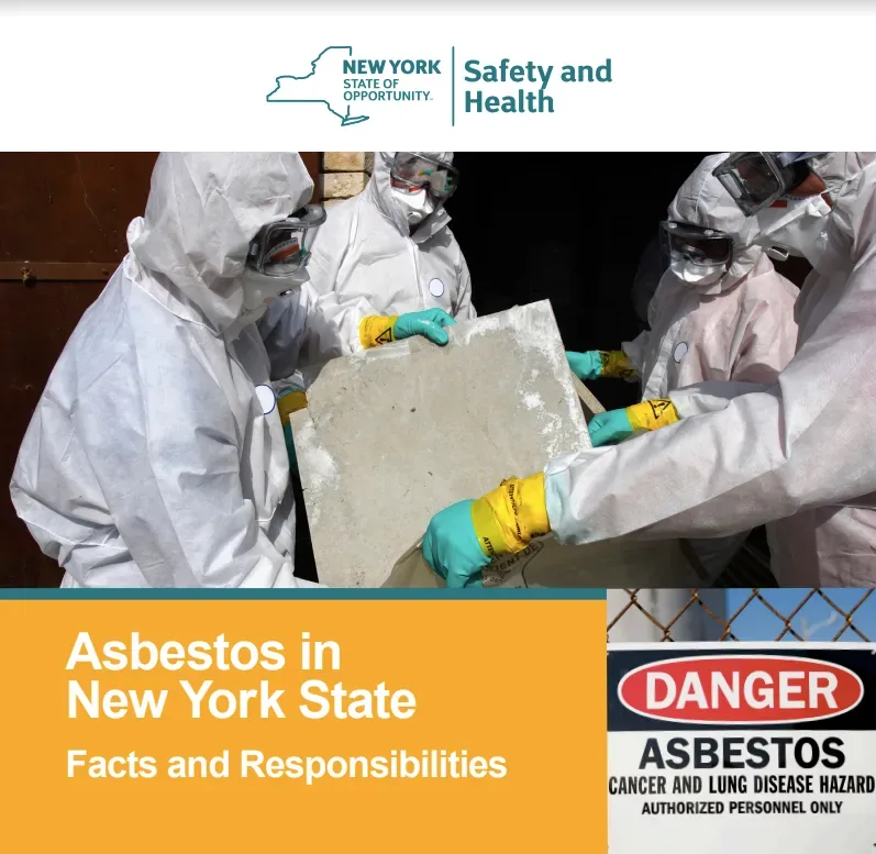 Asbestos in New York State Facts and Responsibilities document cover